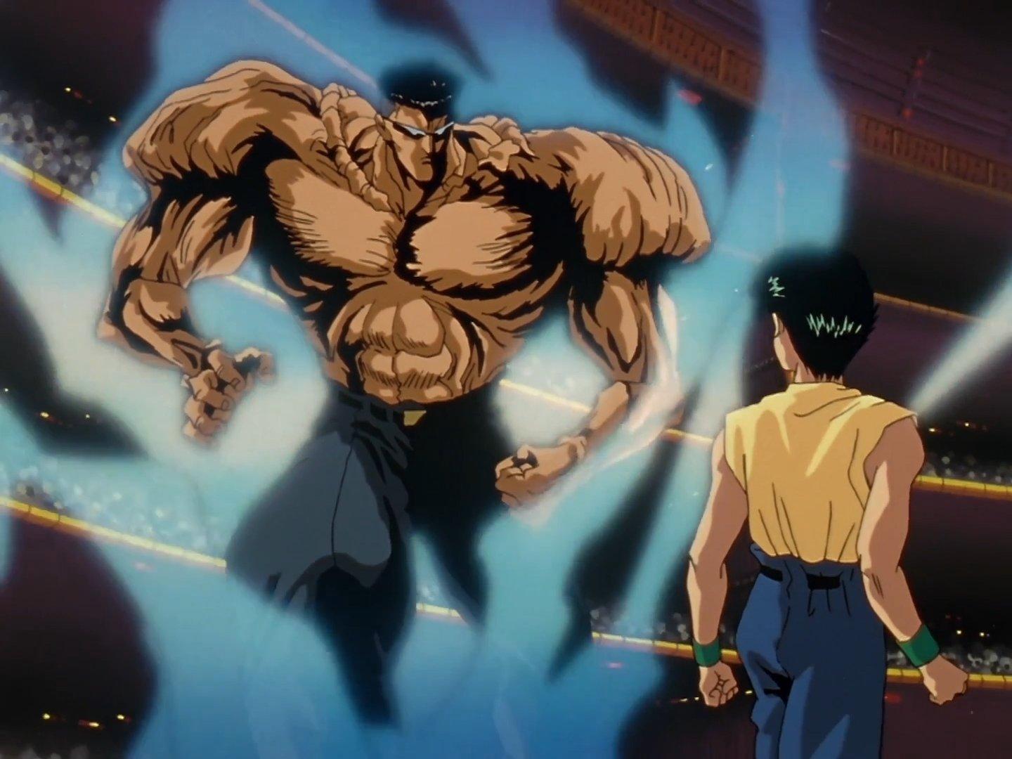 Still from Yusuke vs. Toguro