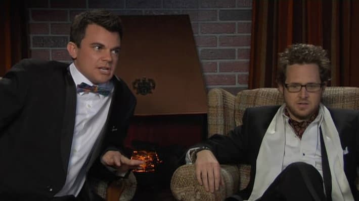 Still from Ghostfacers! Confessionals