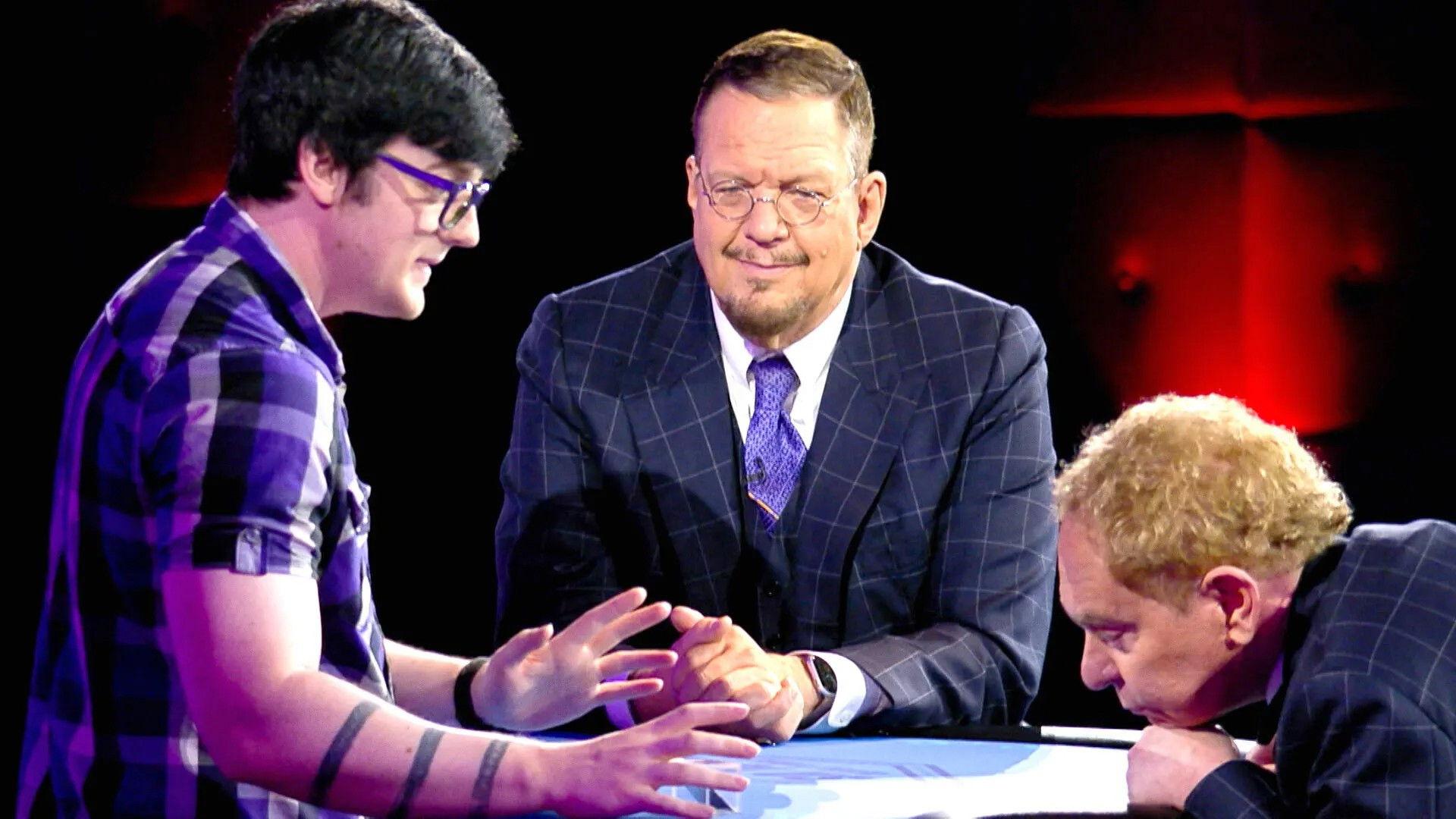 Still from It Takes Balls to Be a Magician