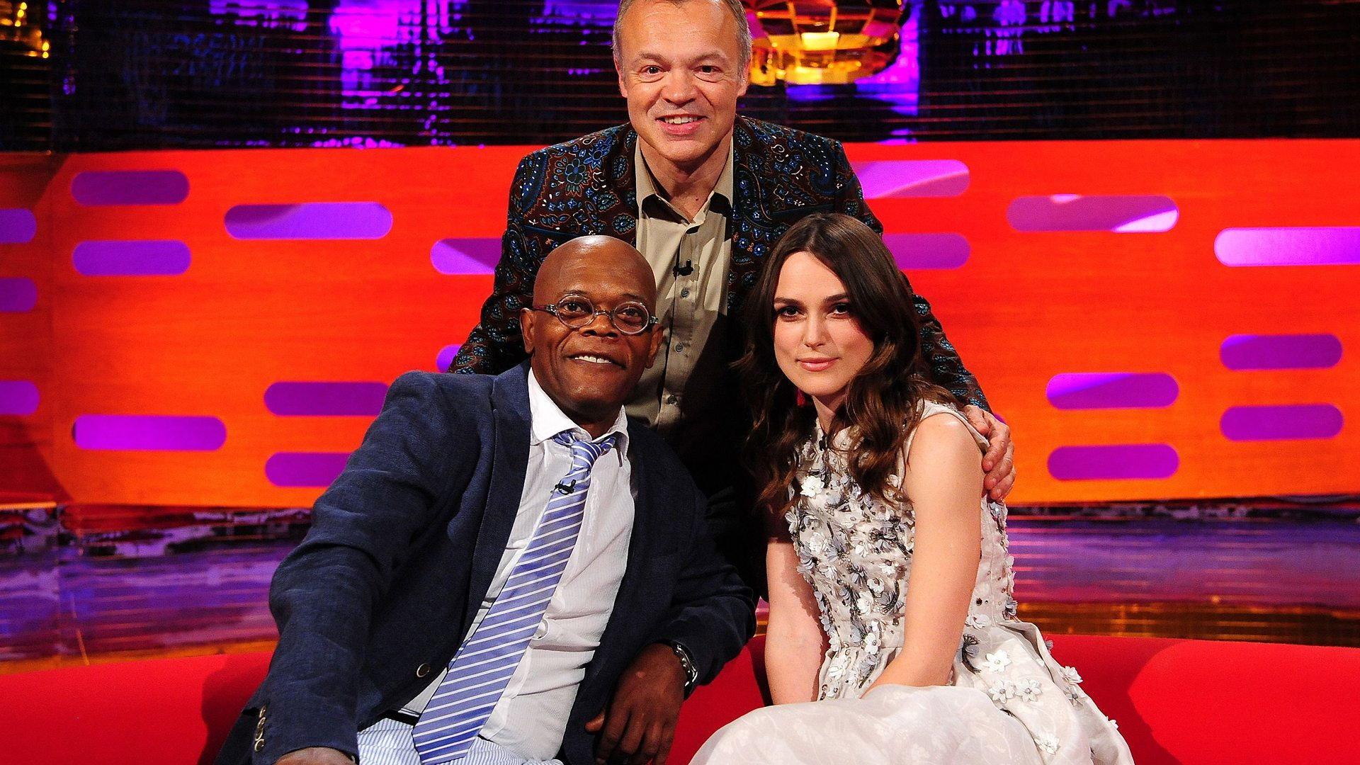 Still from Samuel L Jackson, Keira Knightley, Jenson Button