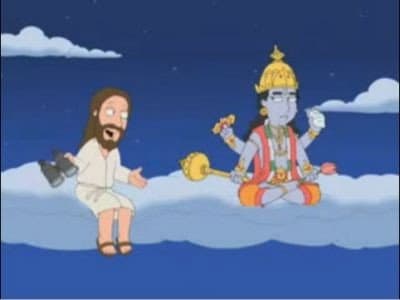 Still from Jesus and Vishnu on Christmas Eve