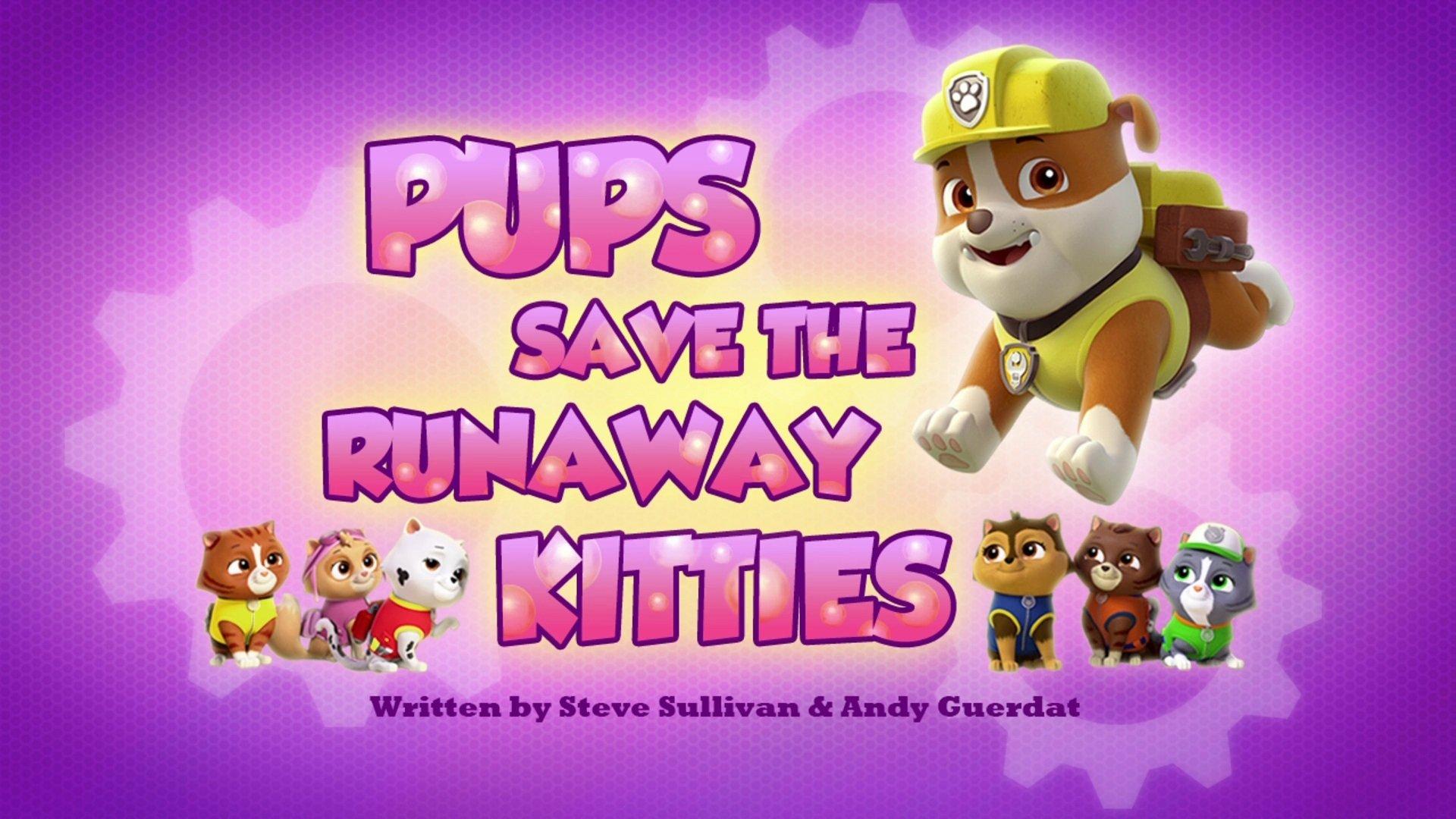 Still from Pups Save the Runaway Kitties