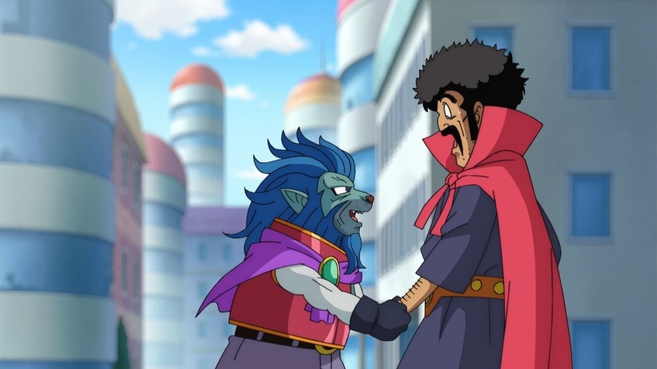 Still from Valiant Mr. Satan, Work a Miracle! A Challenge from Outer Space!