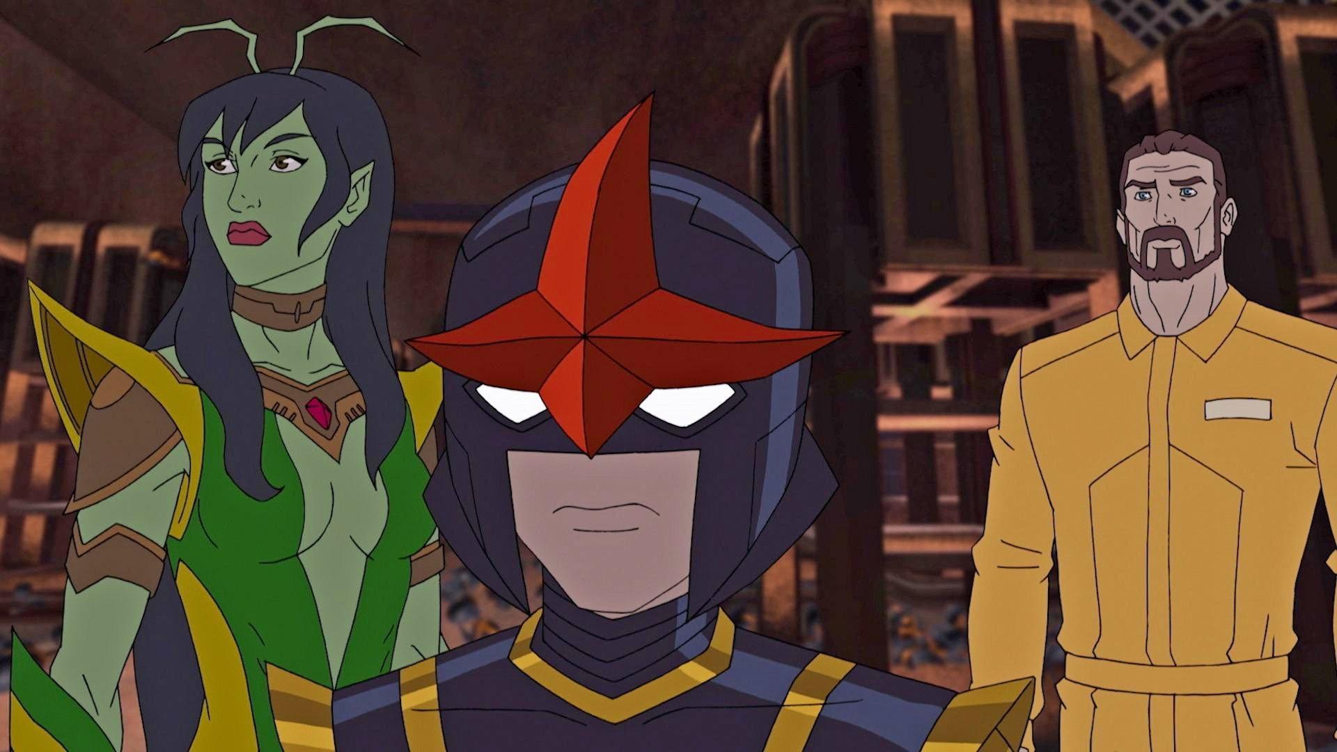 Still from Knights in Black Helmets