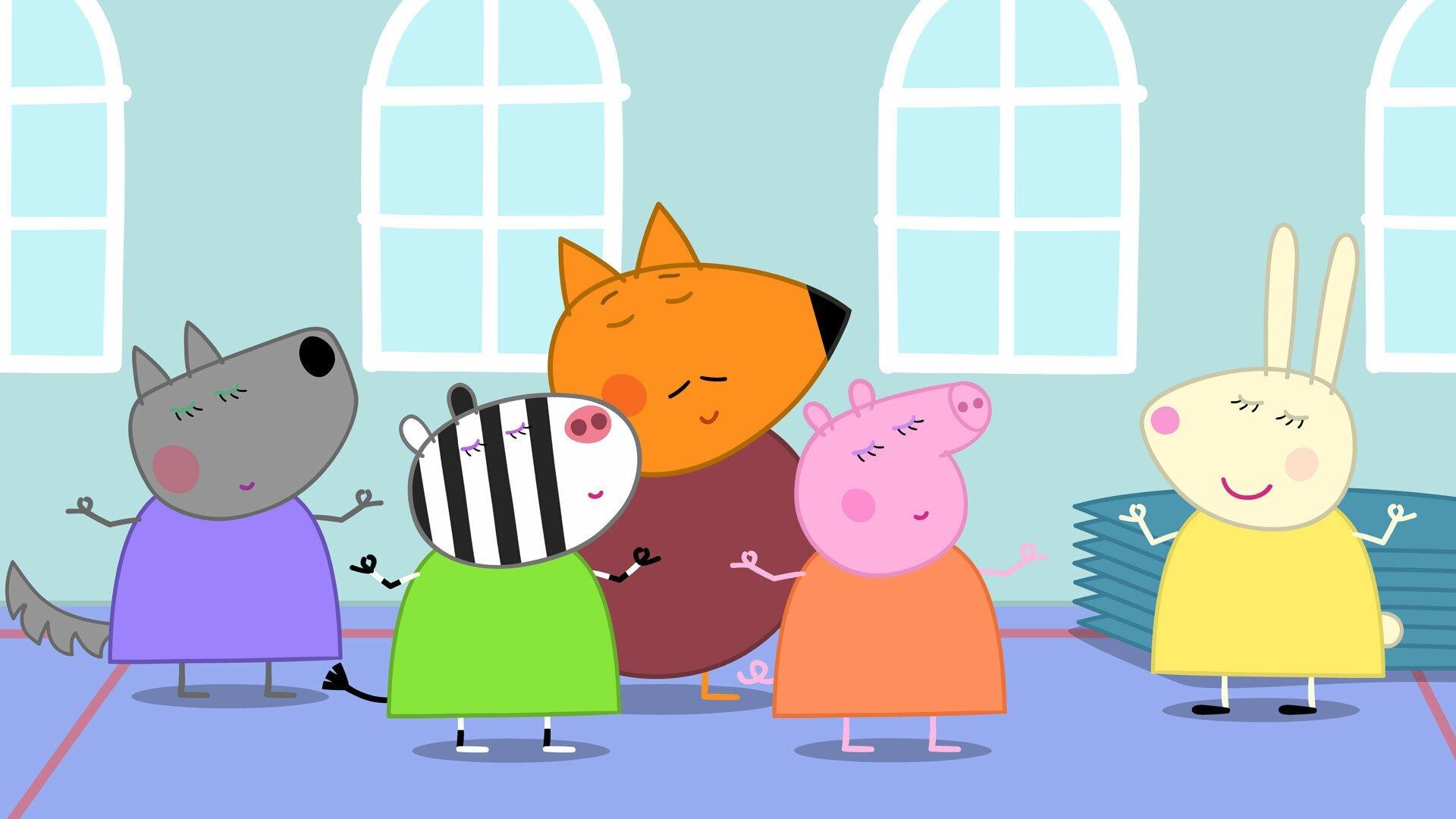 Still from Miss Rabbit's Relaxation Class