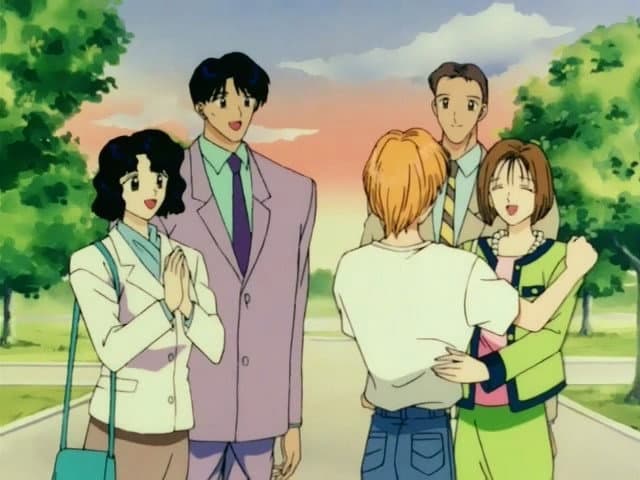 Still from Departure "Our love progresses."