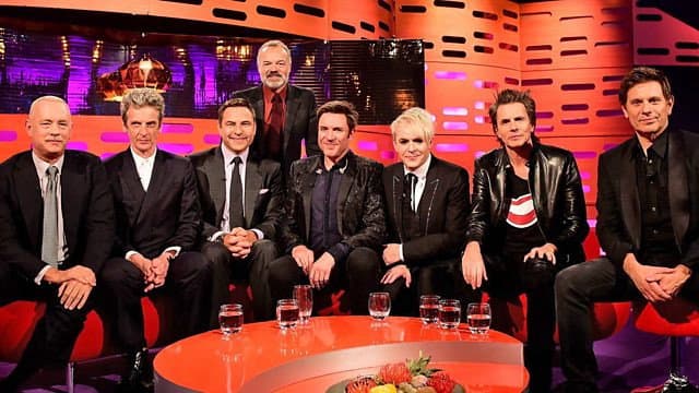 Still from Tom Hanks, Peter Capaldi, David Walliams, Duran Duran