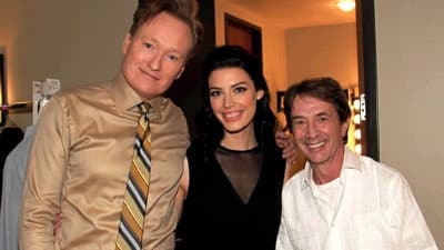 Still from Martin Short, Jessica Paré, Kelis