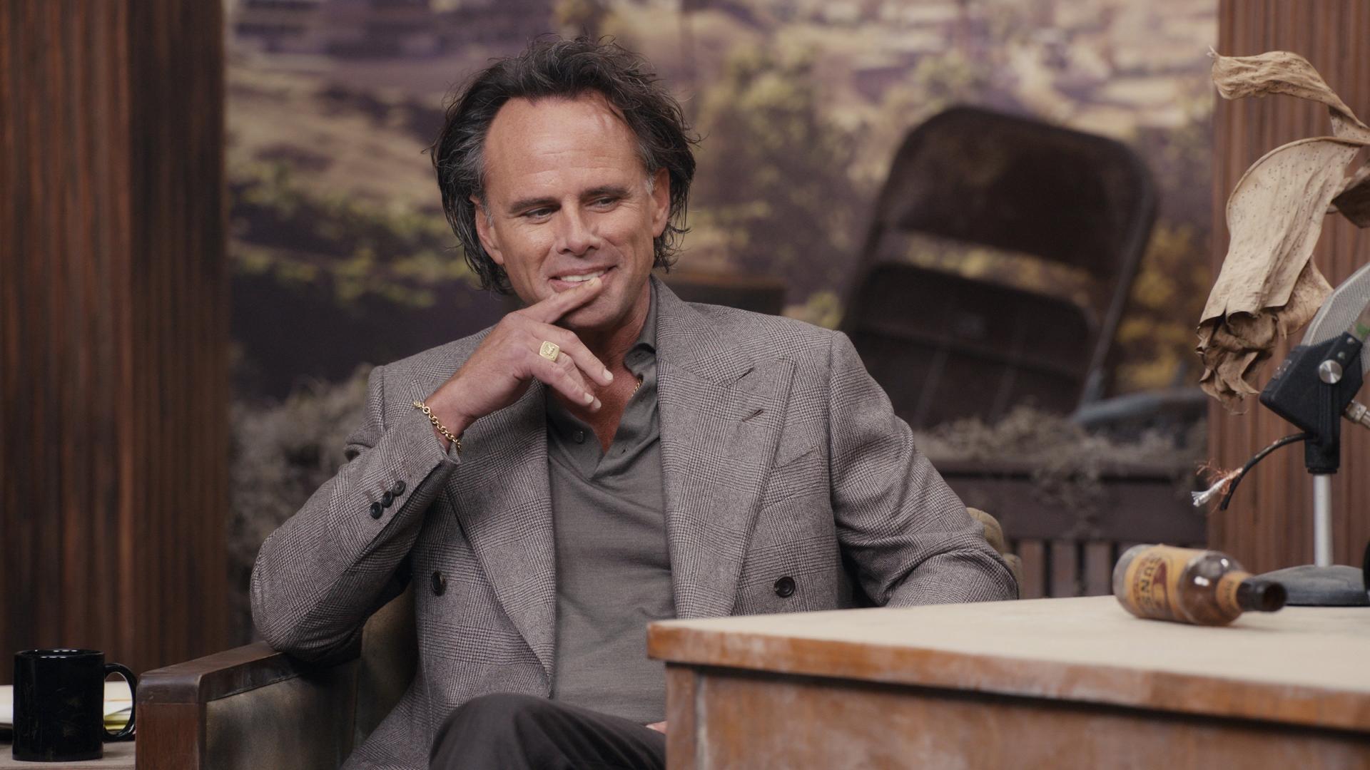 Still from Fallout Fake Talkshow: Walton Goggins