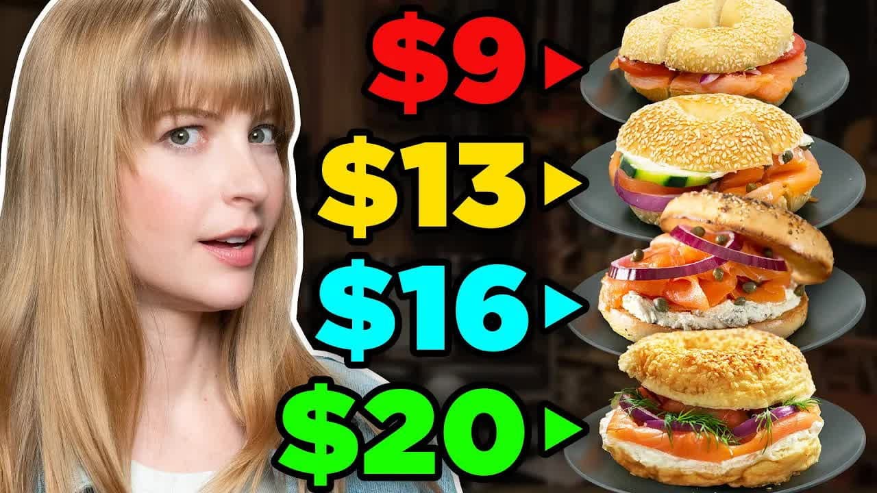 Still from Frozen vs. Fast vs. Fancy Food Taste Test