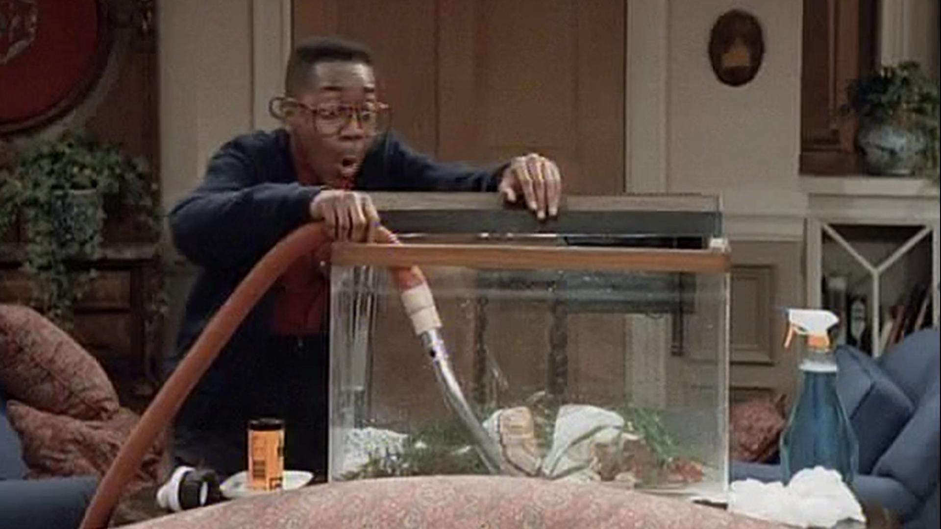 Still from The Urkel Who Came to Dinner