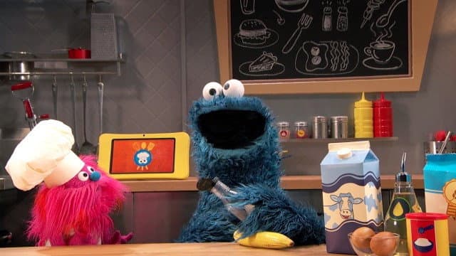Still from Prairie Dawn's Cookie Party