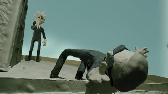 Still from Rick and Morty The Non-Canonical Adventures: The Matrix