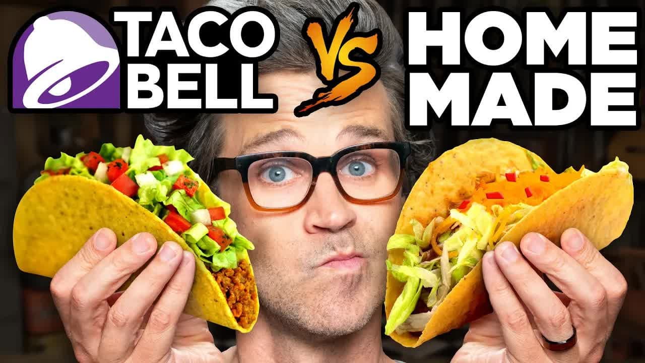 Still from Store Bought Restaurant Food Taste Test