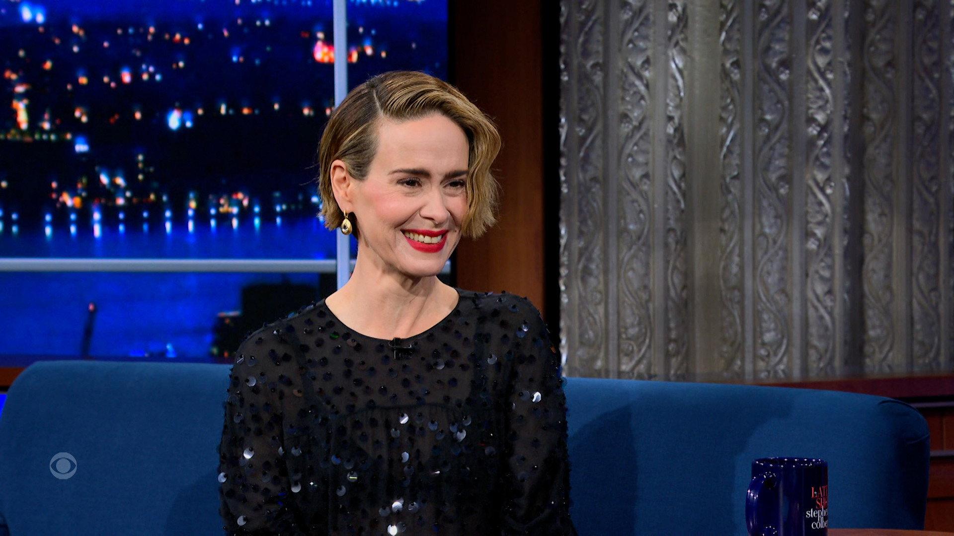 Still from 5/20/24 (Sarah Paulson, Paul Scheer, a performance from Broadway's "Merrily We Roll Along")