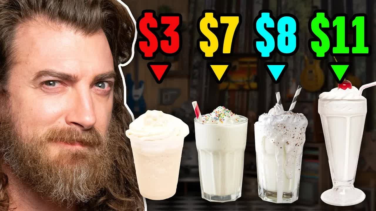 Still from Frozen vs. Fast vs. Fancy Food Taste Test