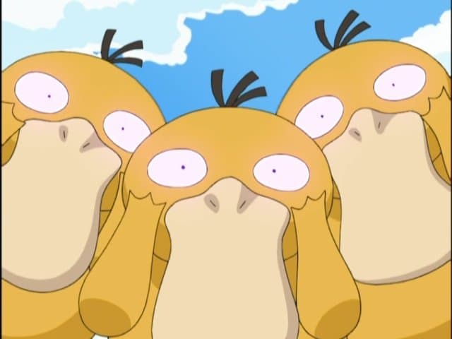 Still from The Psyduck Stops Here!
