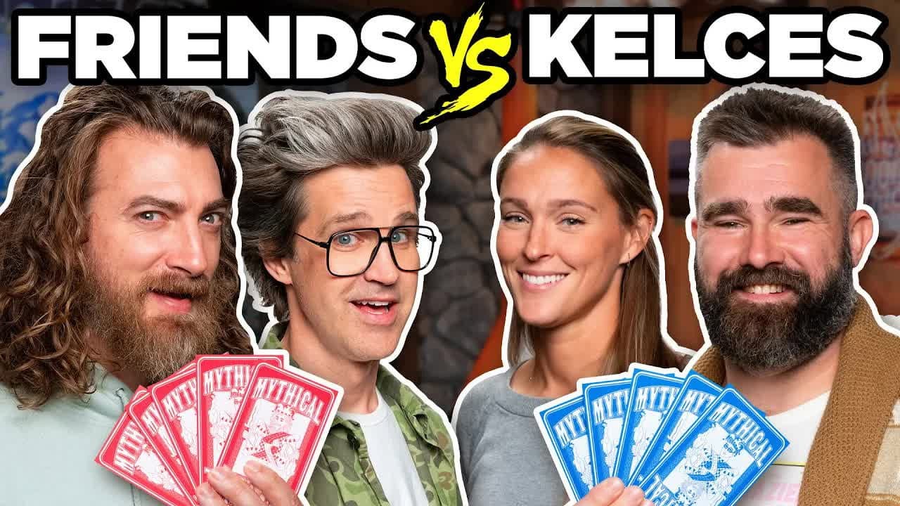 Still from Best Friends vs. Married Couple (ft. Jason & Kylie Kelce)