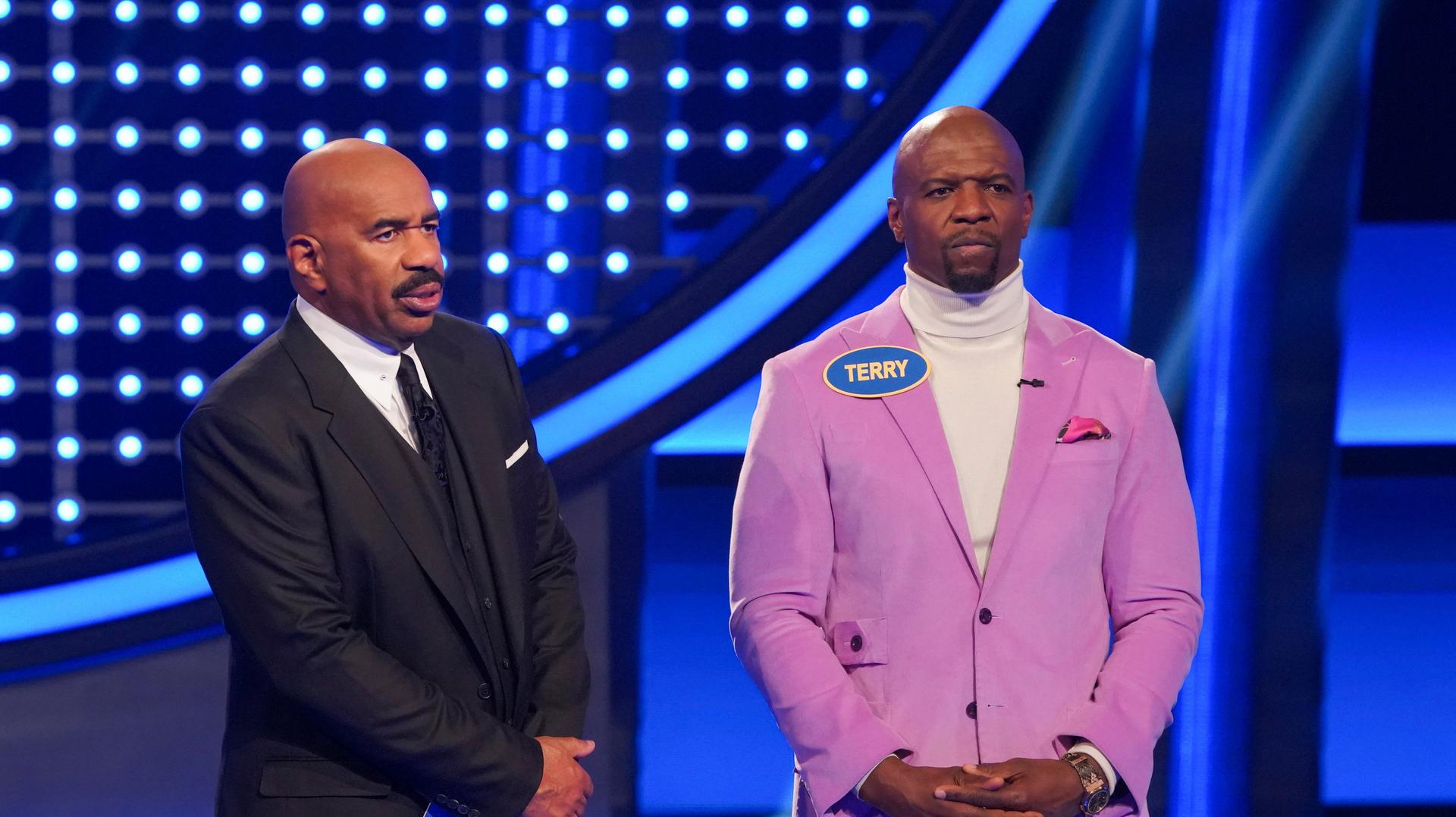 Still from Chrissy Teigen & John Legend vs Vanderpump Rules and Terry & Rebecca Crews vs Karamo Brown