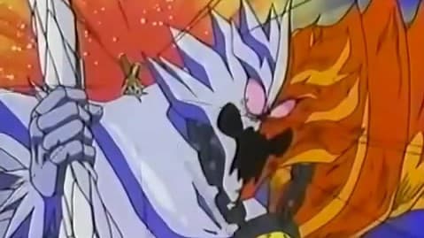 Still from Leona wa Ore ga Mamoru! Taiketsu!! Yuusha tai Hien Shogun