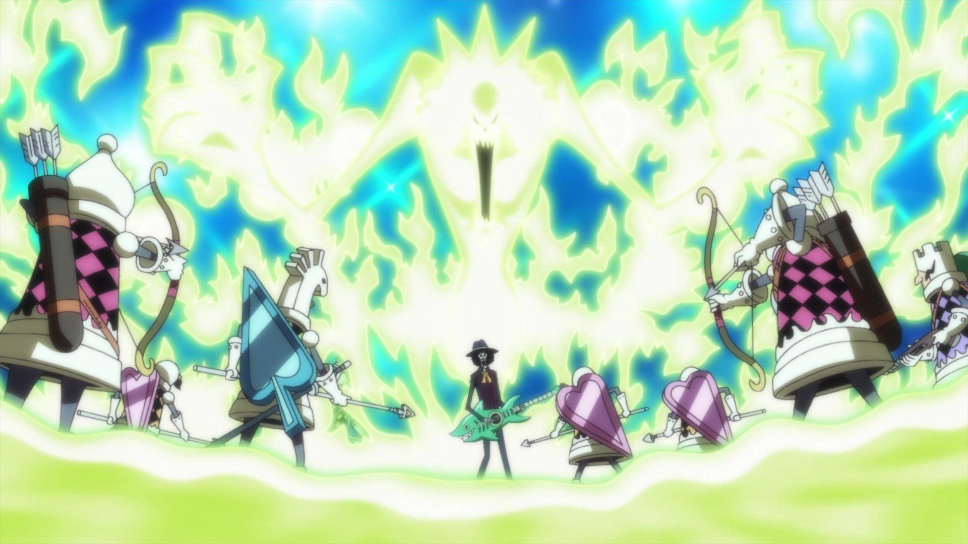 Still from A Coincidental Reunion! Sanji and the Lovestruck Evil Pudding!
