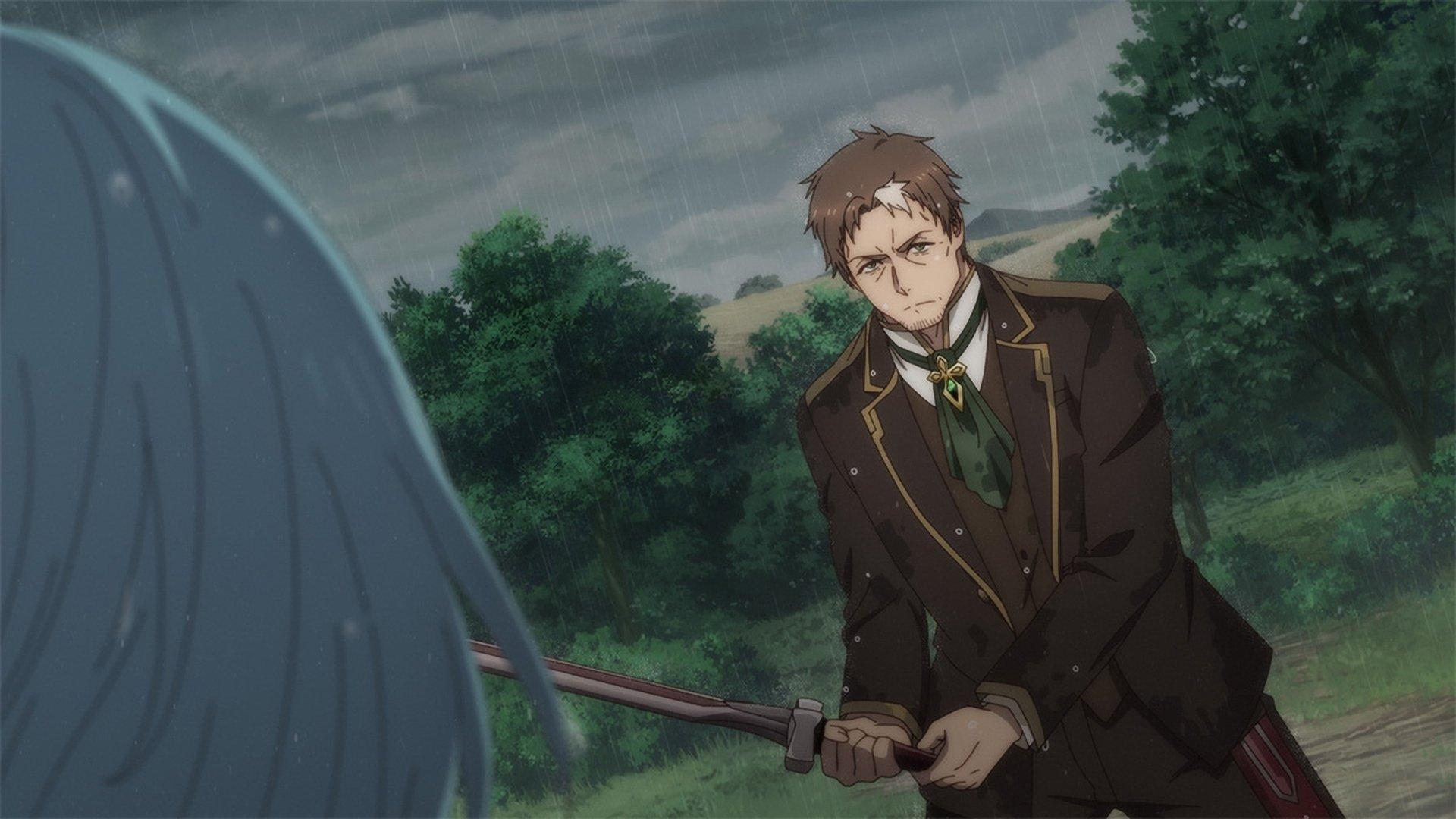Still from The Old Country Bumpkin Gets Praised as a Master Swordsman