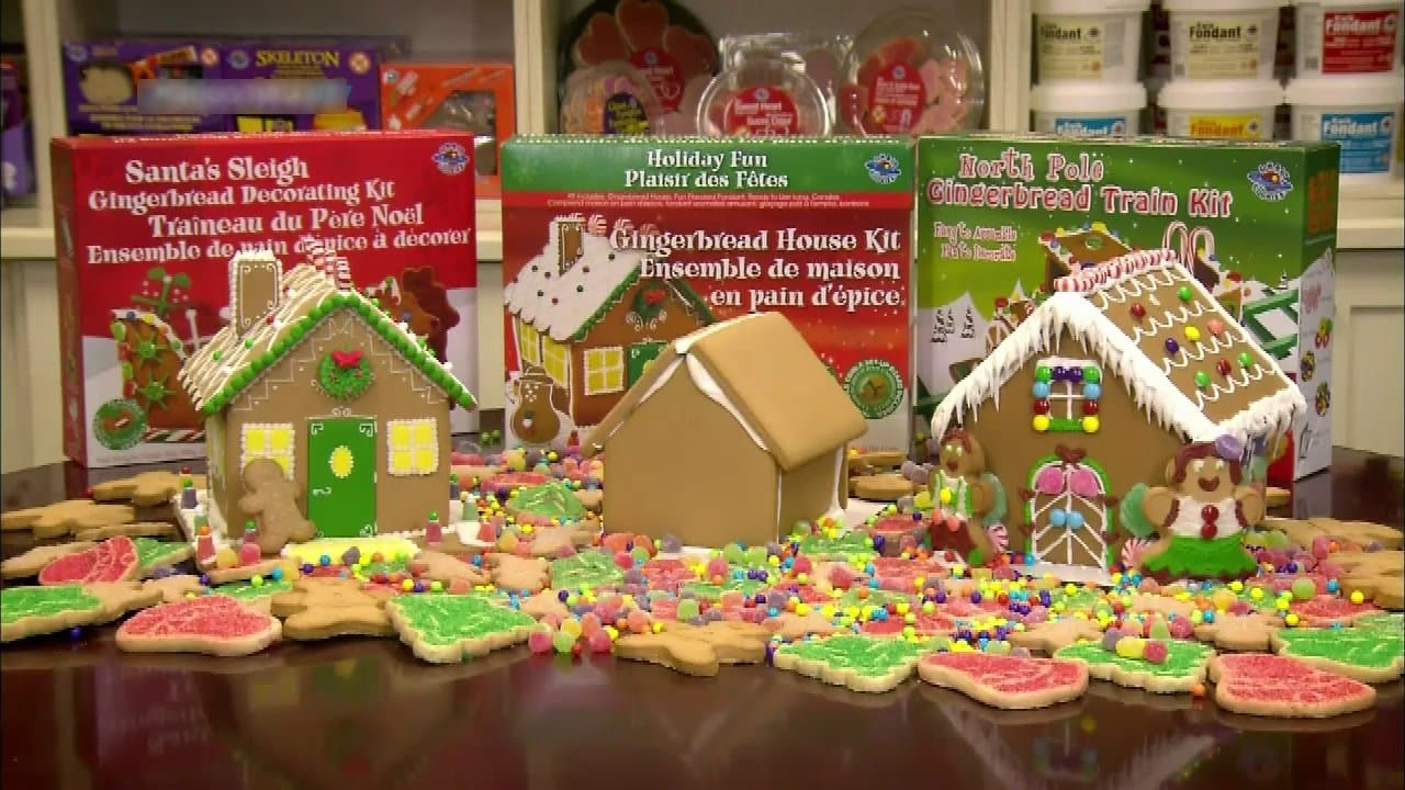 Still from Gingerbread Houses, Livestock Trailers, Bottom Rolling Hangar Doors, Toy Figurines