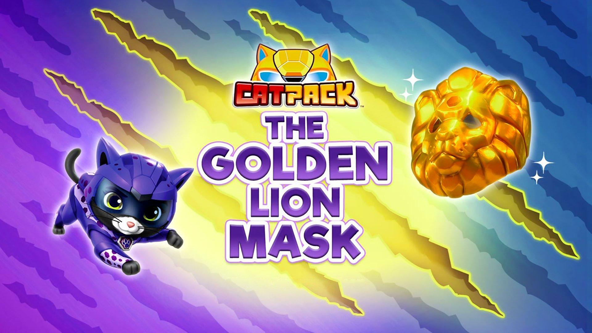 Still from Cat Pack: The Golden Lion Mask
