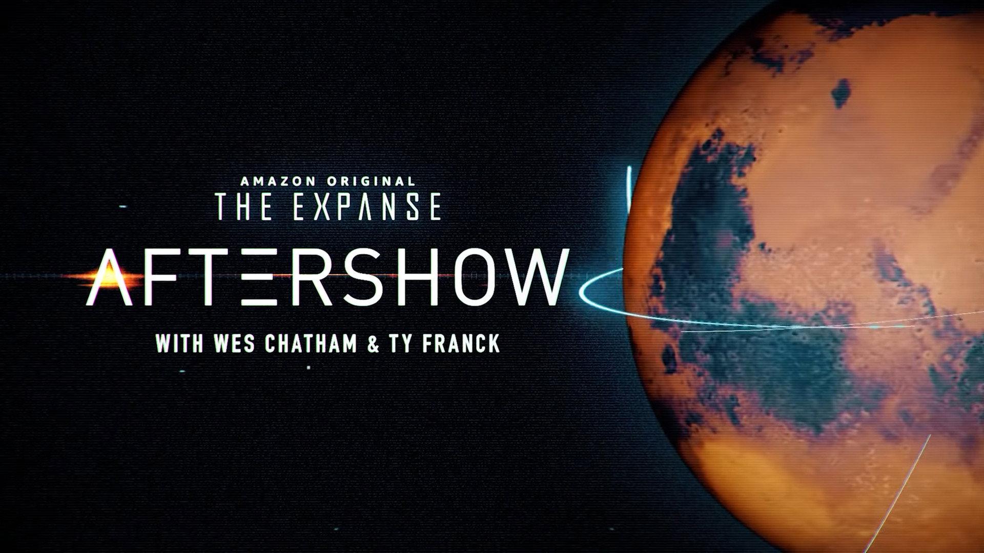 Still from The Expanse Aftershow S6E4 "Redoubt" – Wes Chatham & Ty Franck w/ Dan Nowak