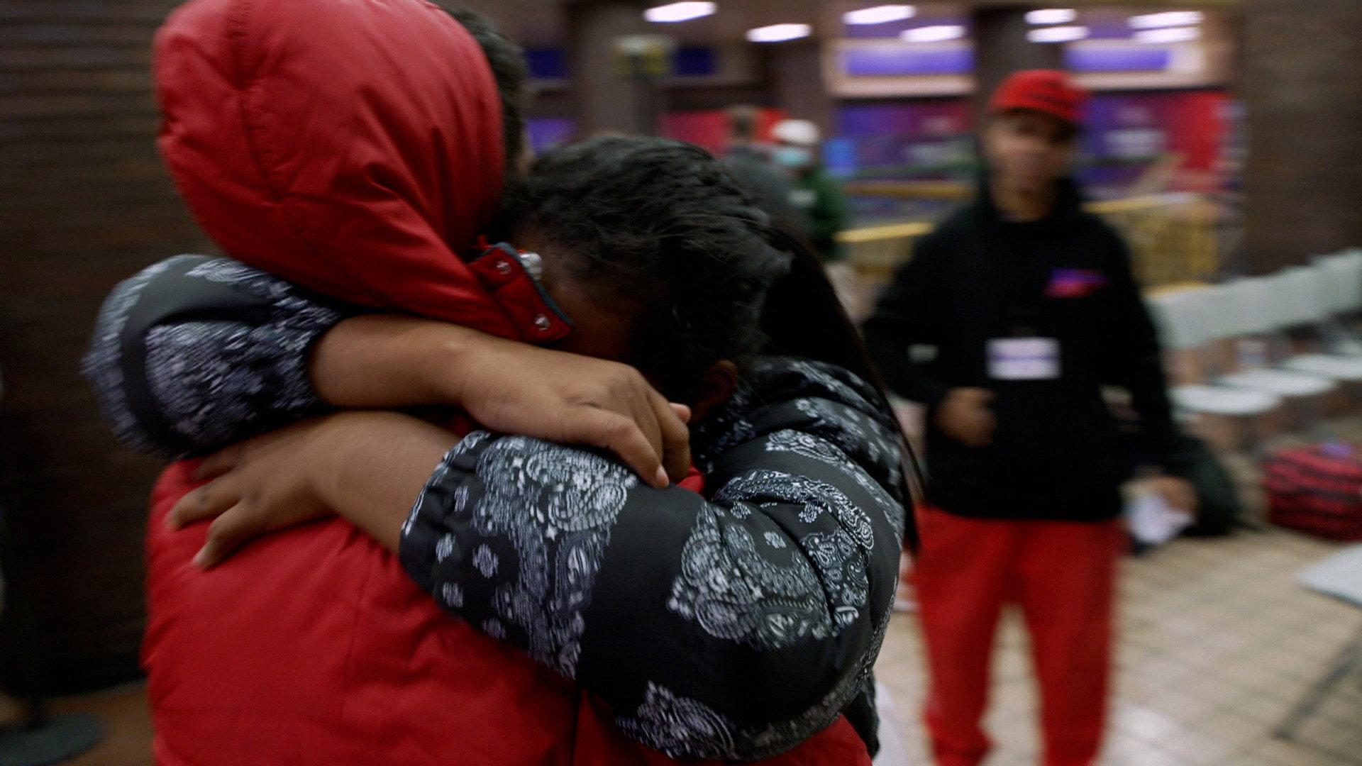 Still from 11/6/2022: Angry in America, Buses from the Border, Ready or Not