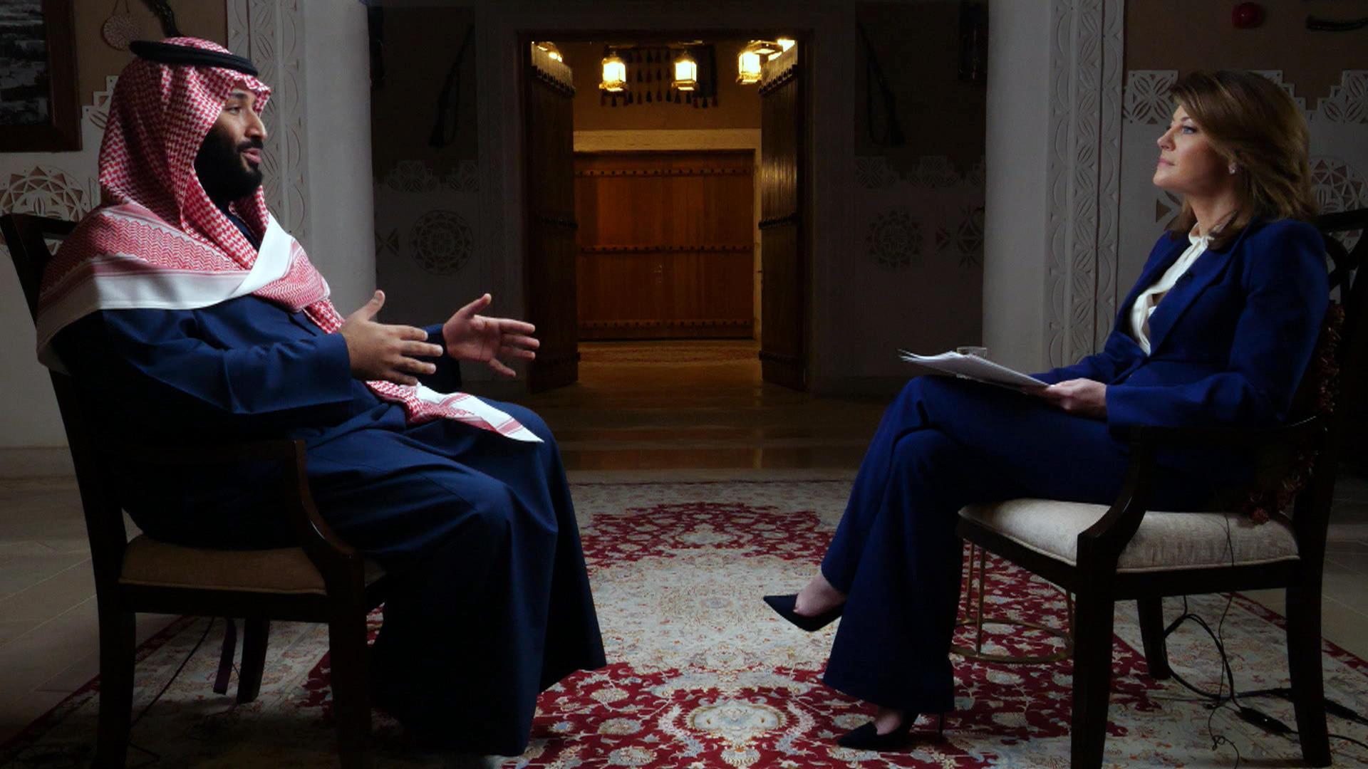 Still from The Impeachment Inquiry, Crown Prince Mohammad bin Salman, Great White