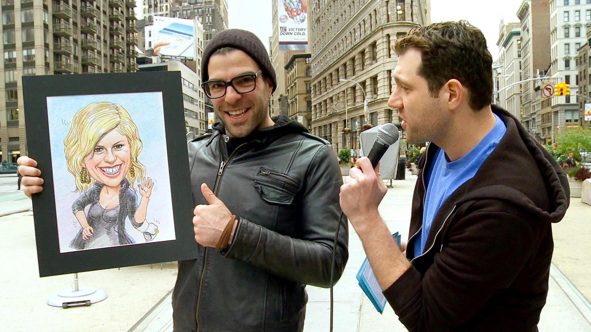 Still from It's Spock: Do You Care?, With Zachary Quinto