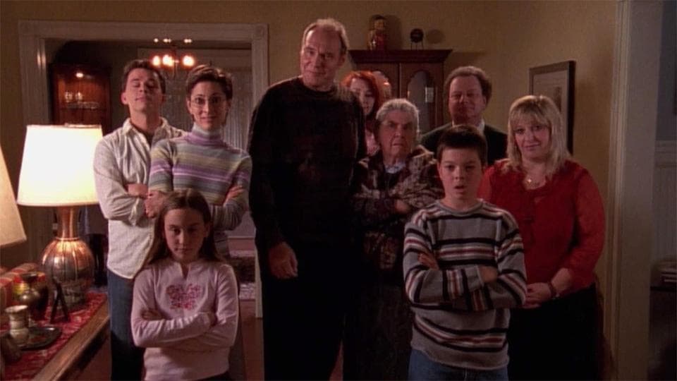 Still from Malcolm Dates a Family
