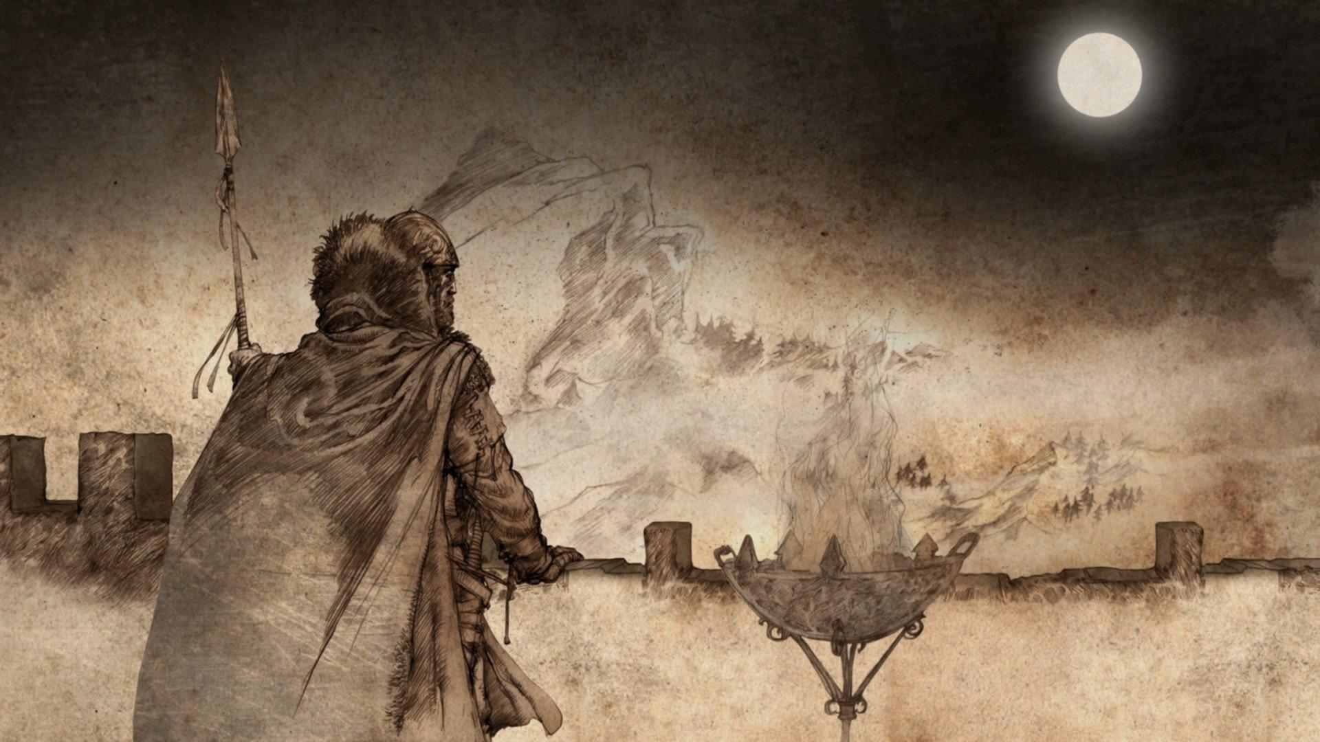 Still from Histories & Lore: The History of the Night's Watch (Jeor Mormont)