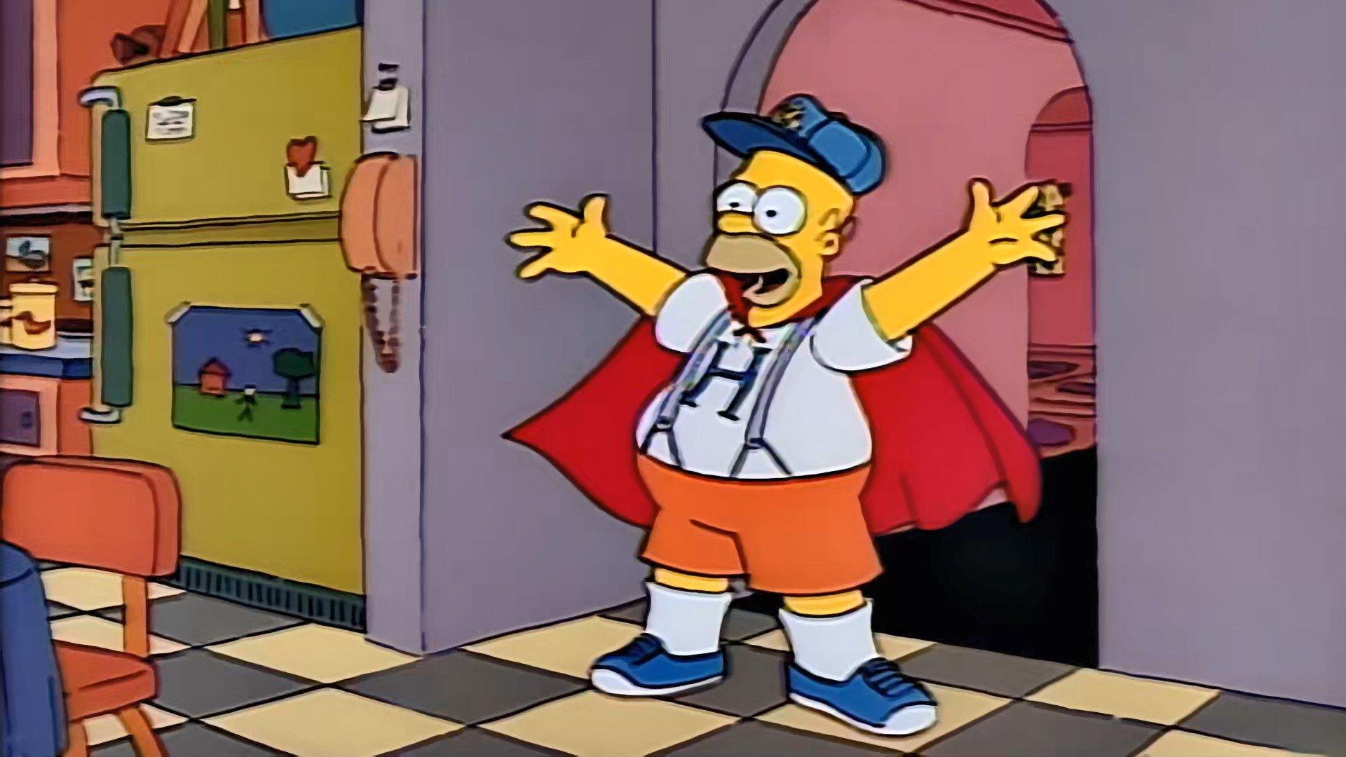 Still from Dancin' Homer