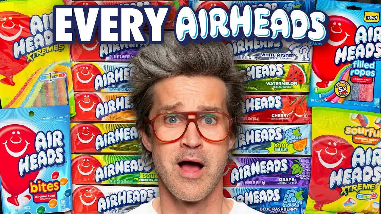 Still from We Tried EVERY Airheads