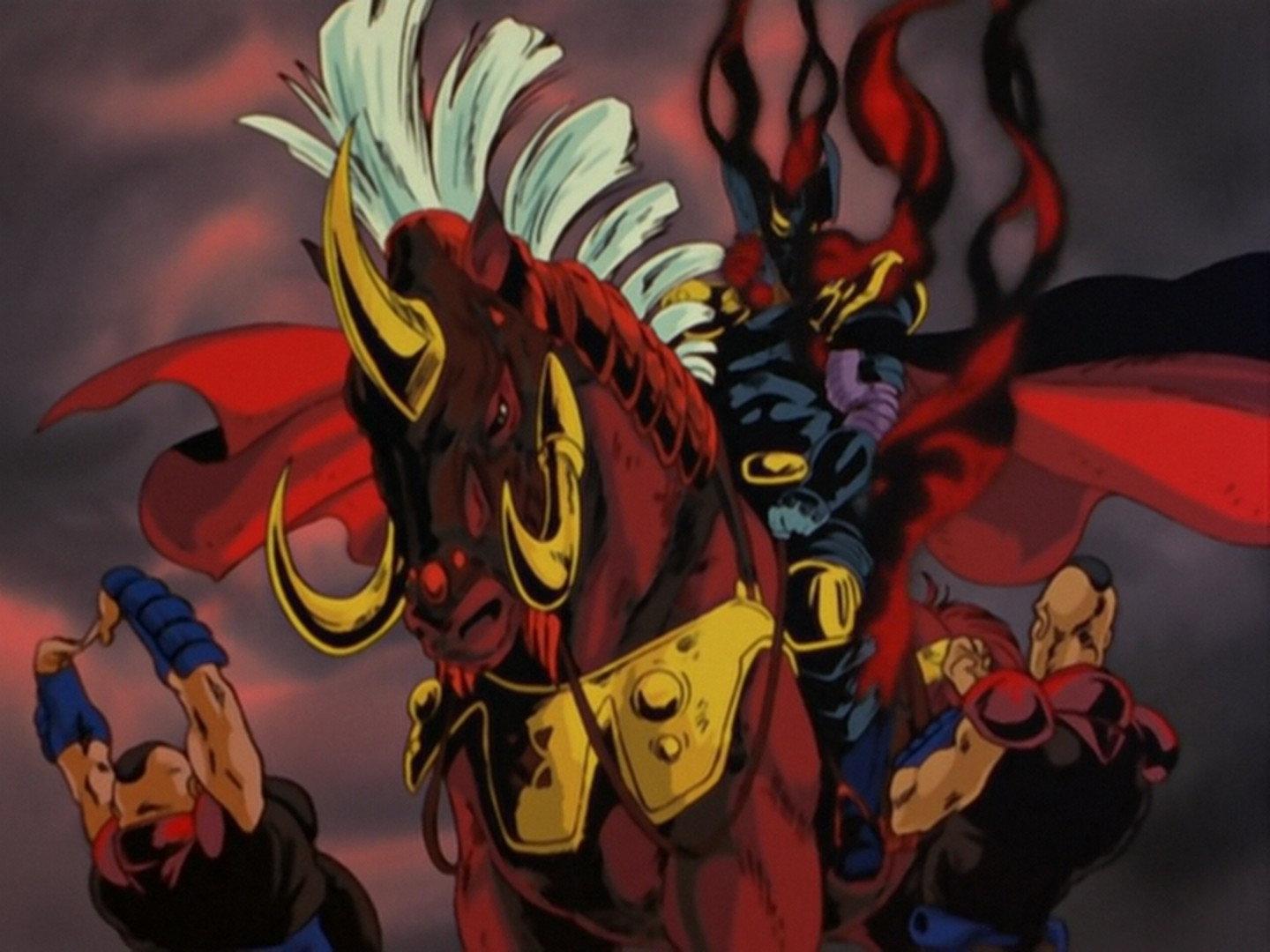 Still from Rock's Message of Death! Kenshiro, Hang on to Your Friend's Life!!