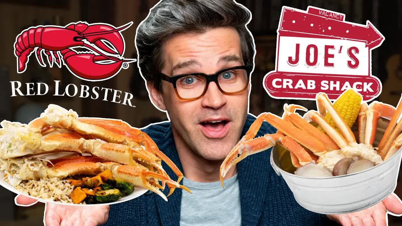 Still from Red Lobster vs. Joe's Crab Shack Taste Test