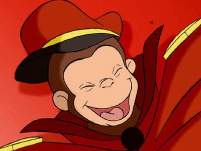 Still from Curious George, Door Monkey