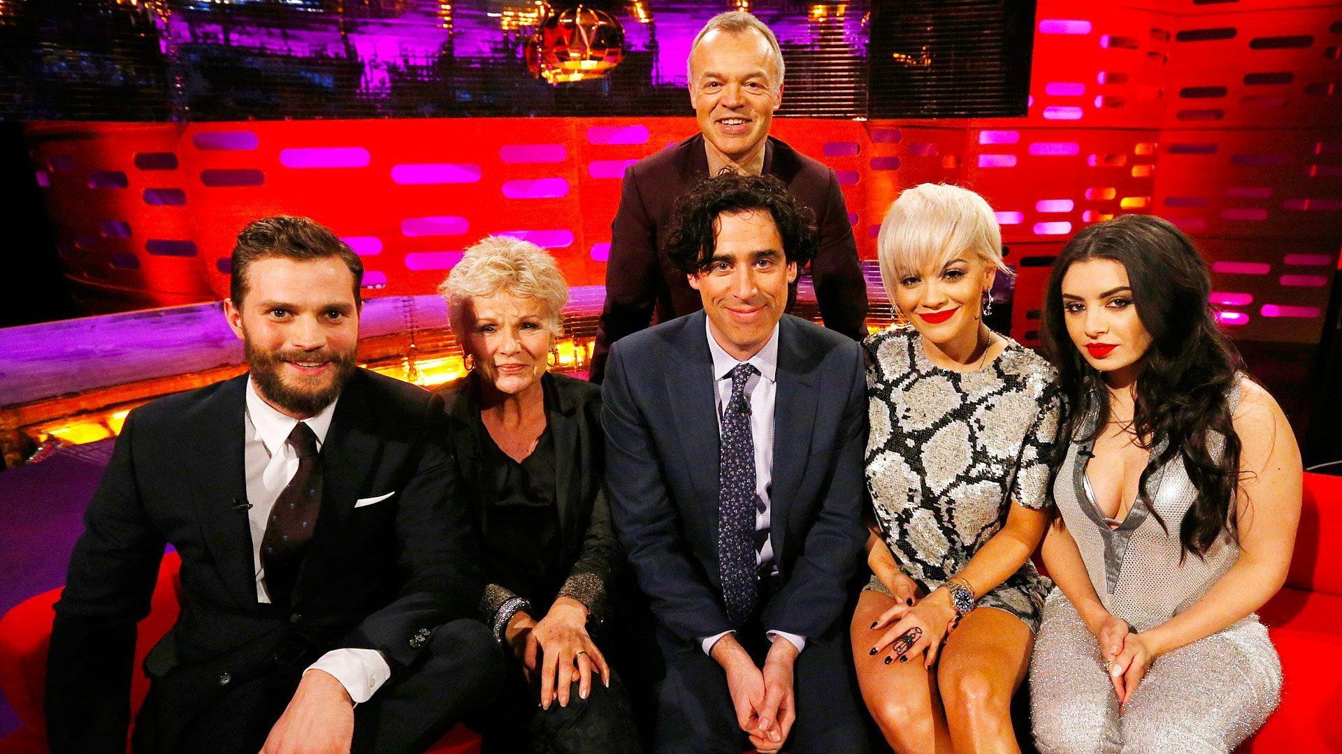 Still from Jamie Dornan, Julie Walters, Stephen Mangan, Charli XCX and Rita Ora