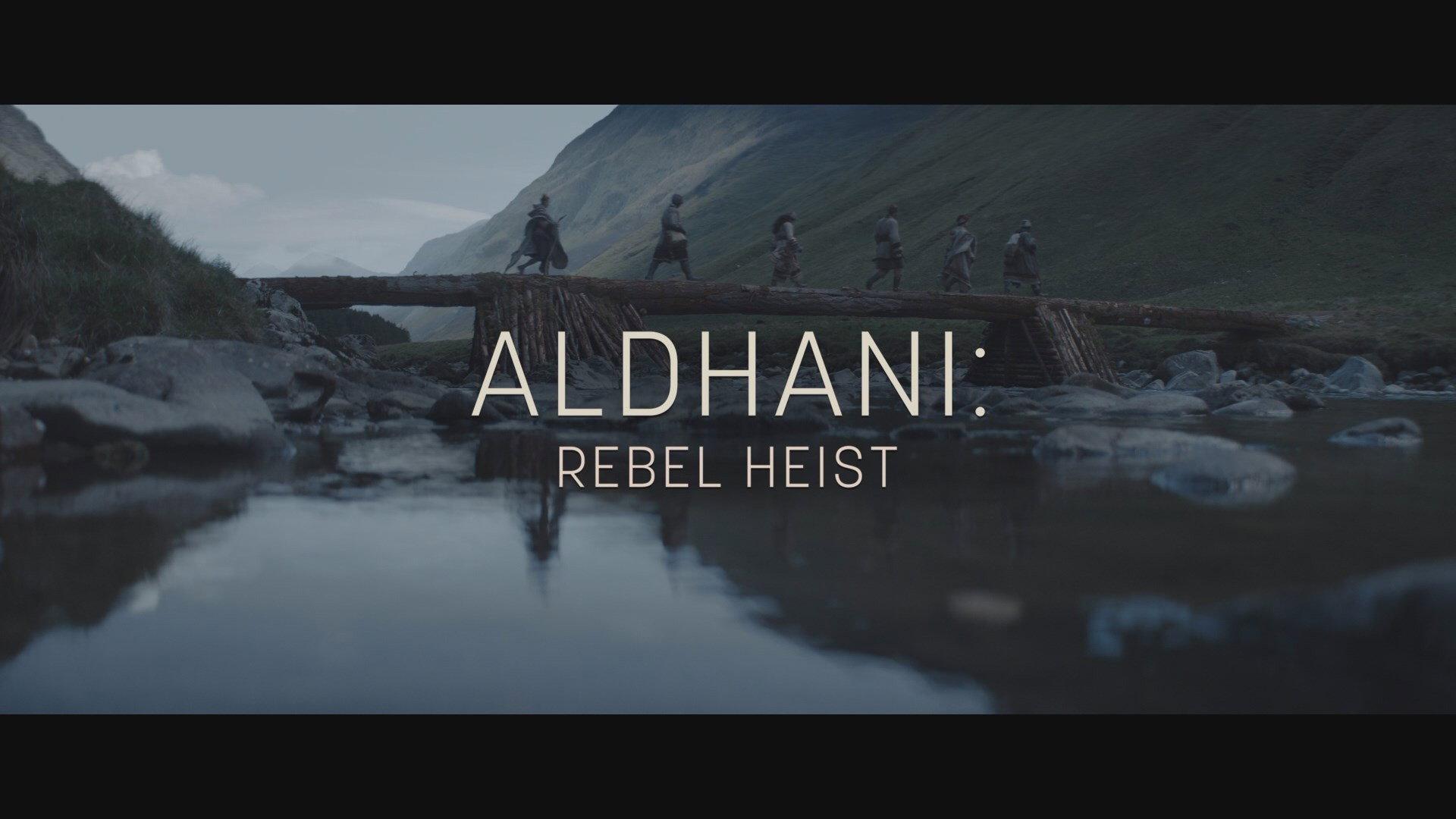 Still from Aldhani: Rebel Heist