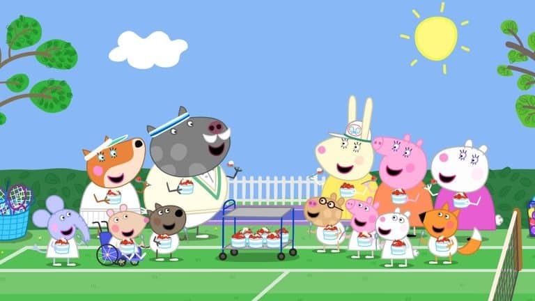 Still from Racquet Games