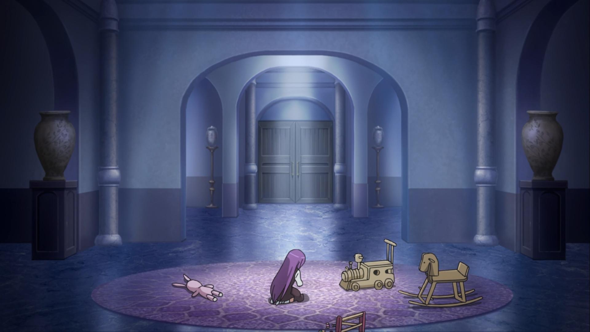 Still from The Upperclassman Who's a Bit Scary