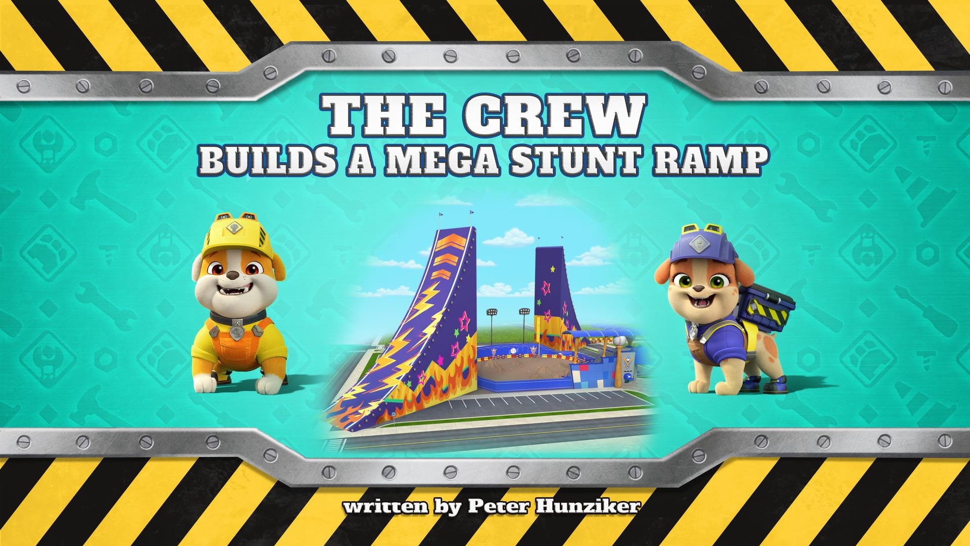 Still from The Crew Builds a Mega Stunt Ramp