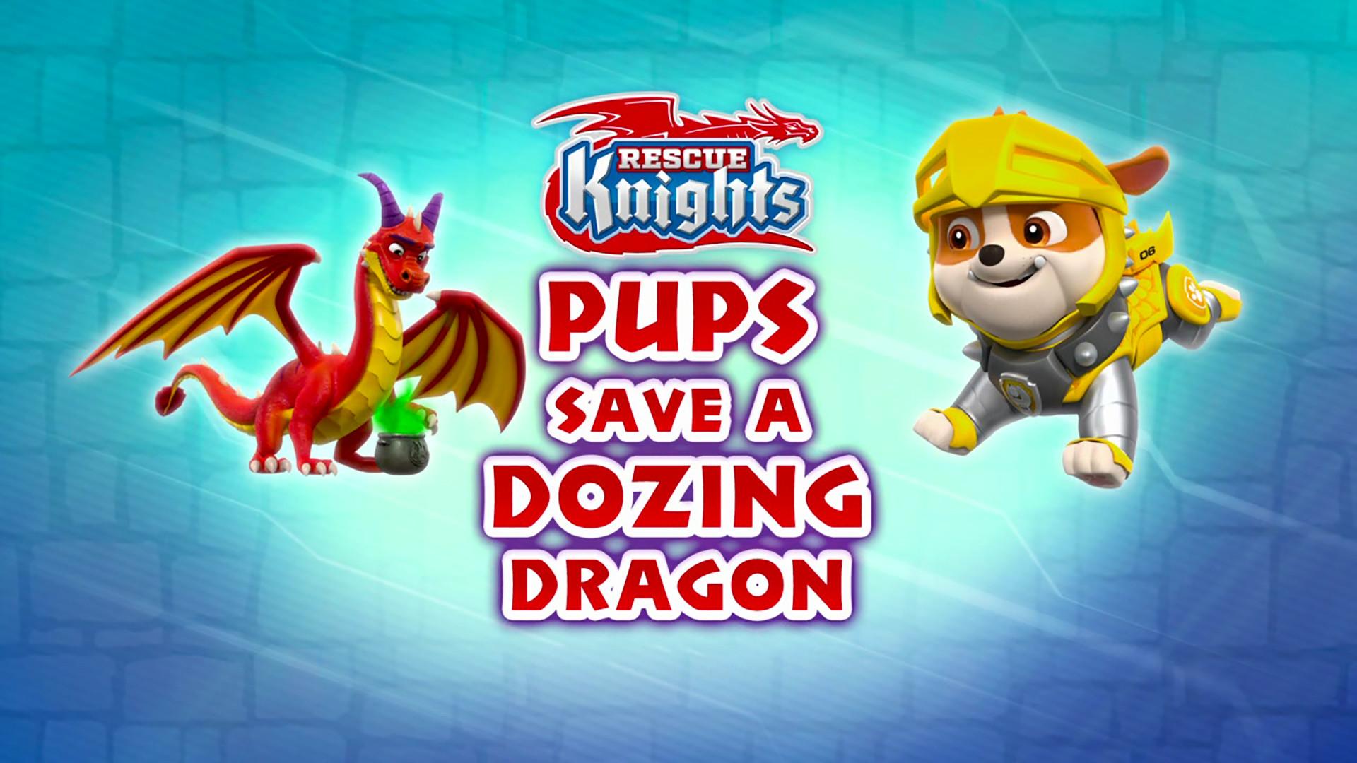 Still from Rescue Knights: Pups Save a Dozing Dragon