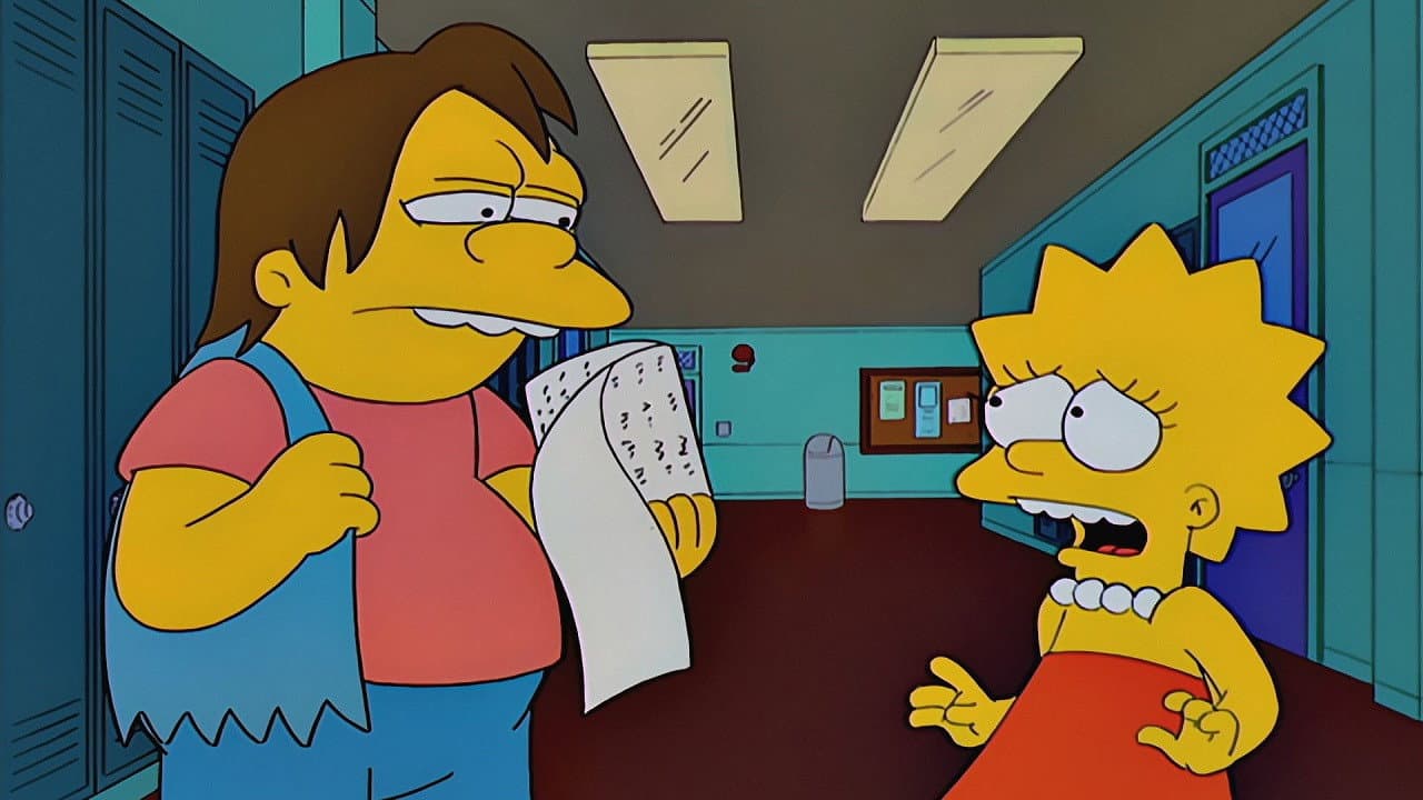 Still from Lisa Gets an 'A'
