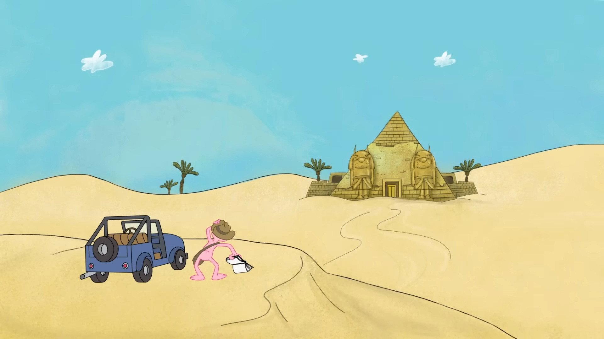Still from And Not a Drop to Pink