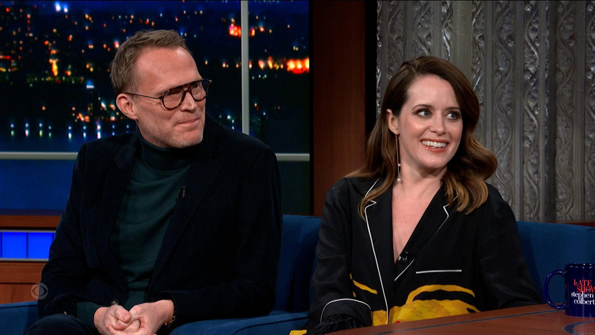 Still from Claire Foy, Paul Bettany, Bright Eyes