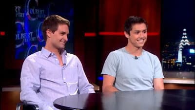 Still from Evan Spiegel & Bobby Murphy