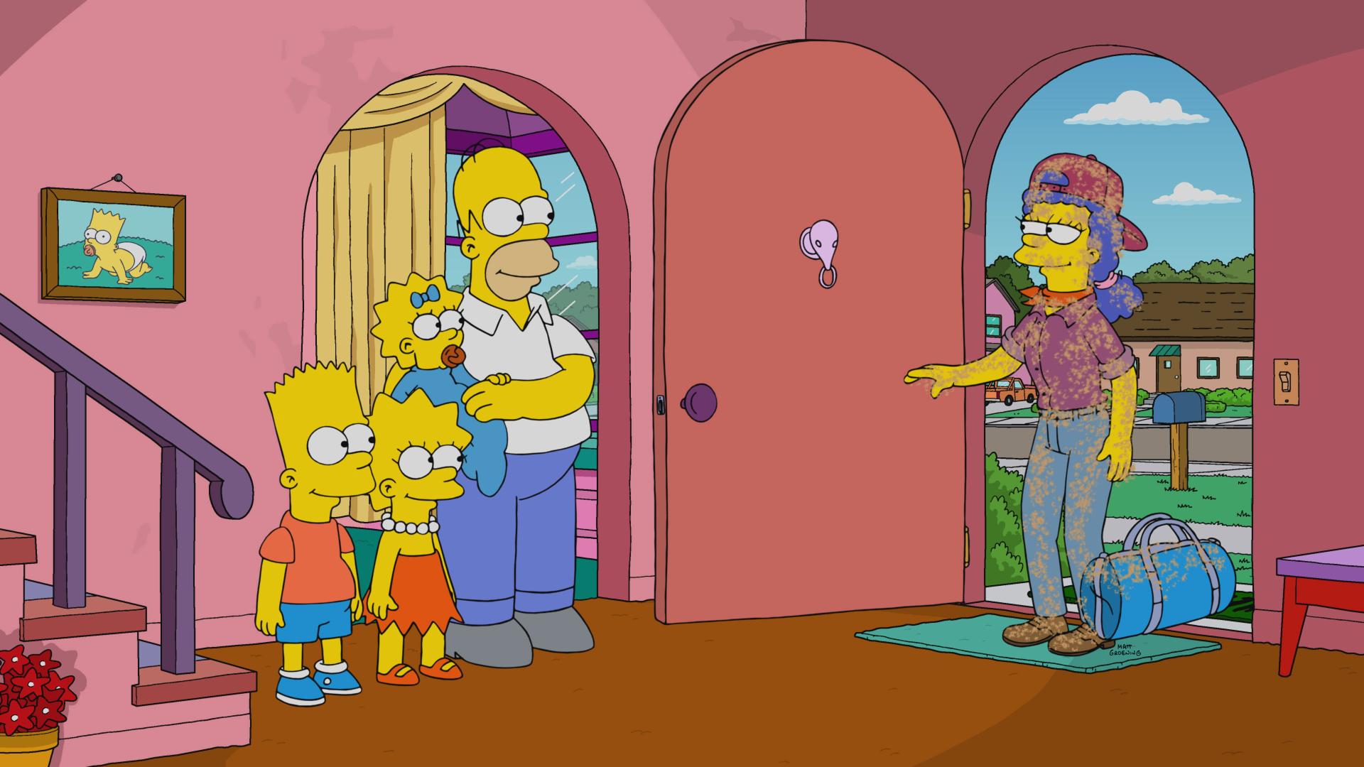 Still from Marge the Lumberjill